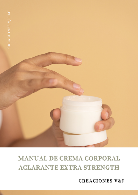 MANUAL DE CREMA ACLARANTE CORPORAL EXTRA STRENGTH